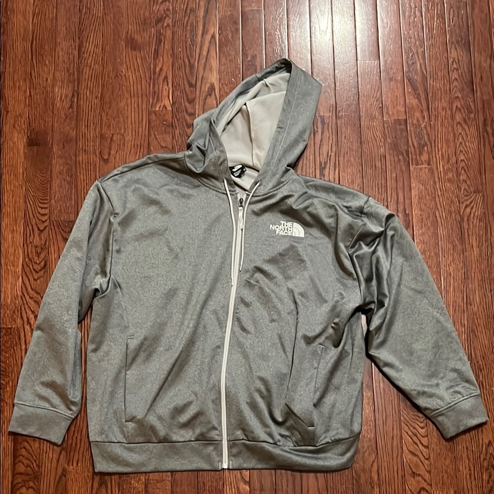The North Face Men's Gray Zip-Up Hoodie